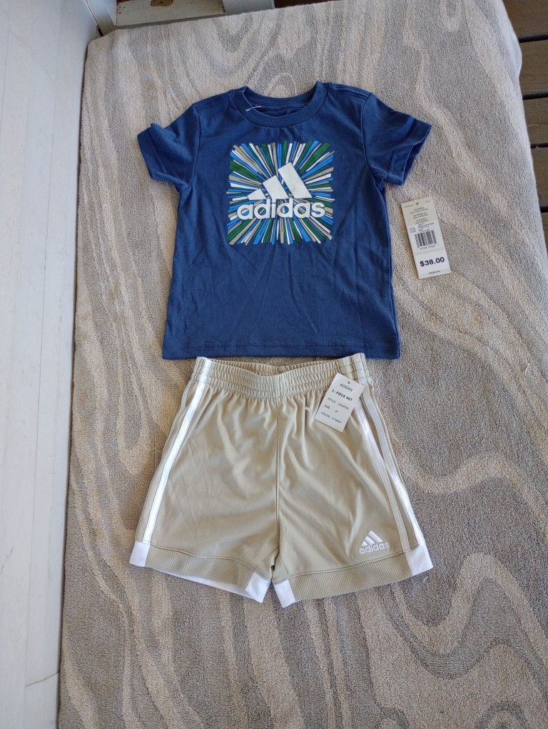 Adidas 2 piece set Sz 2T