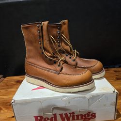 Red Wing 8' Construction Boots Size 10D