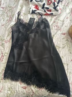 Black Satin Top
