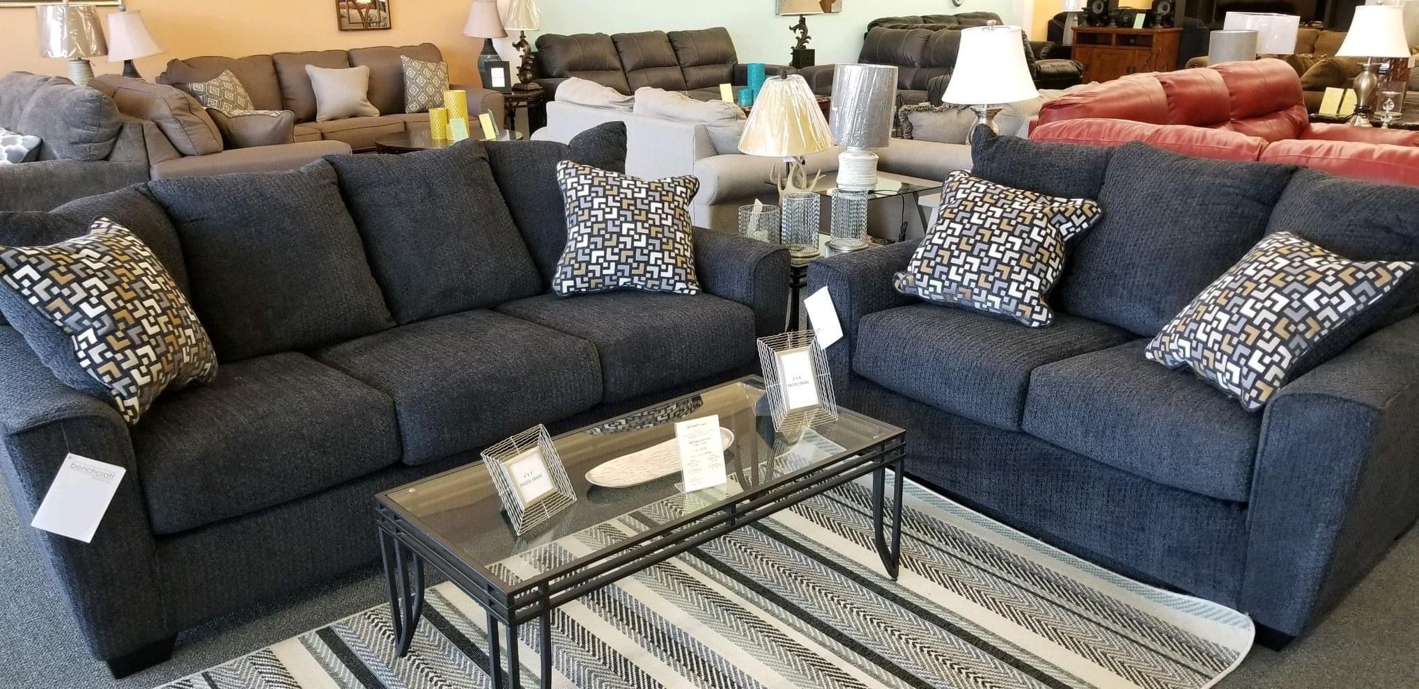 Wixon Slate Living Room Set & Sofa And Loveseat 