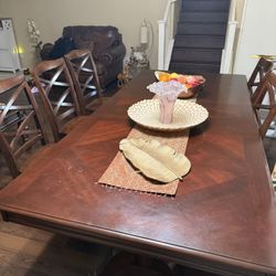 Dining Table With Six Chairs 