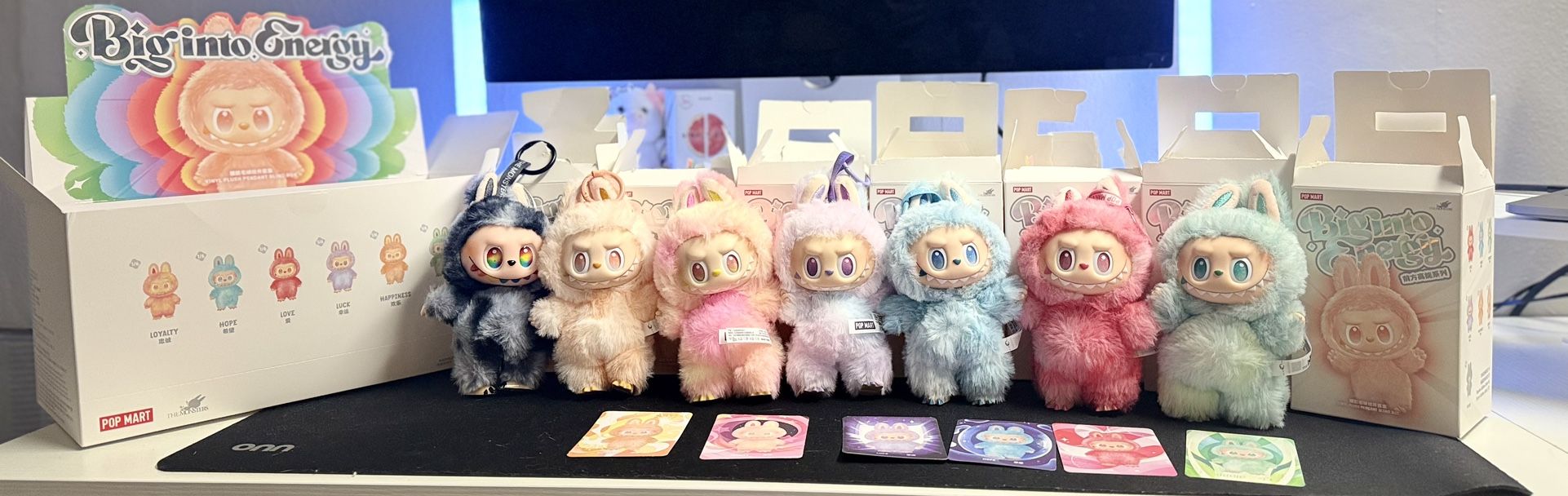 Full set Labubu big into energy