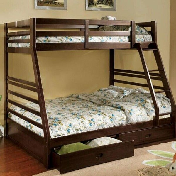 Twin-over-full Bunk Bed