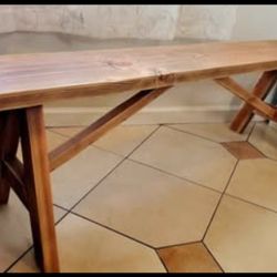 Rustic Artisan Bench 