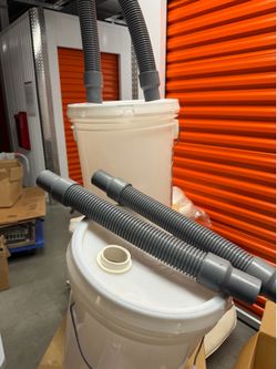 New Sink Trap Bucket with Hoses, Plaster Trap, Dental Lab, Workshop