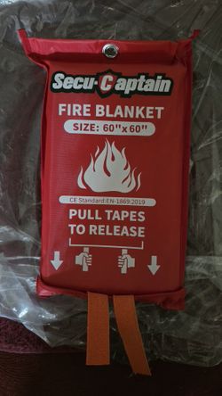Fire Blanket Survival Kit Camping Firefighter Training
