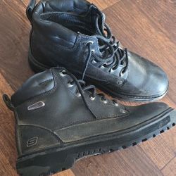Sketchers Soft Toe Work Boot Size 10