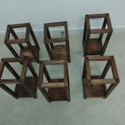 Small Wooden Plant Stands 