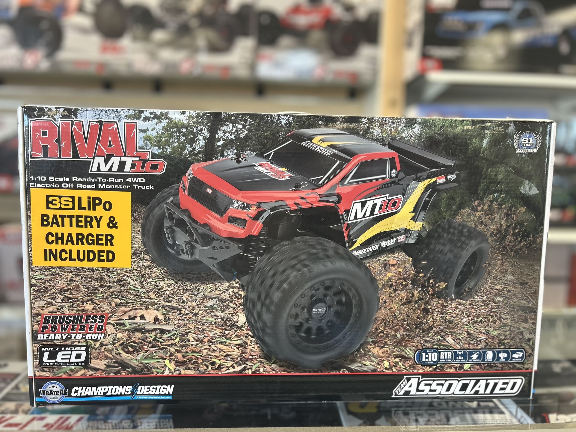 Team Associated MT-10 4WD Off Road Monster Truck.