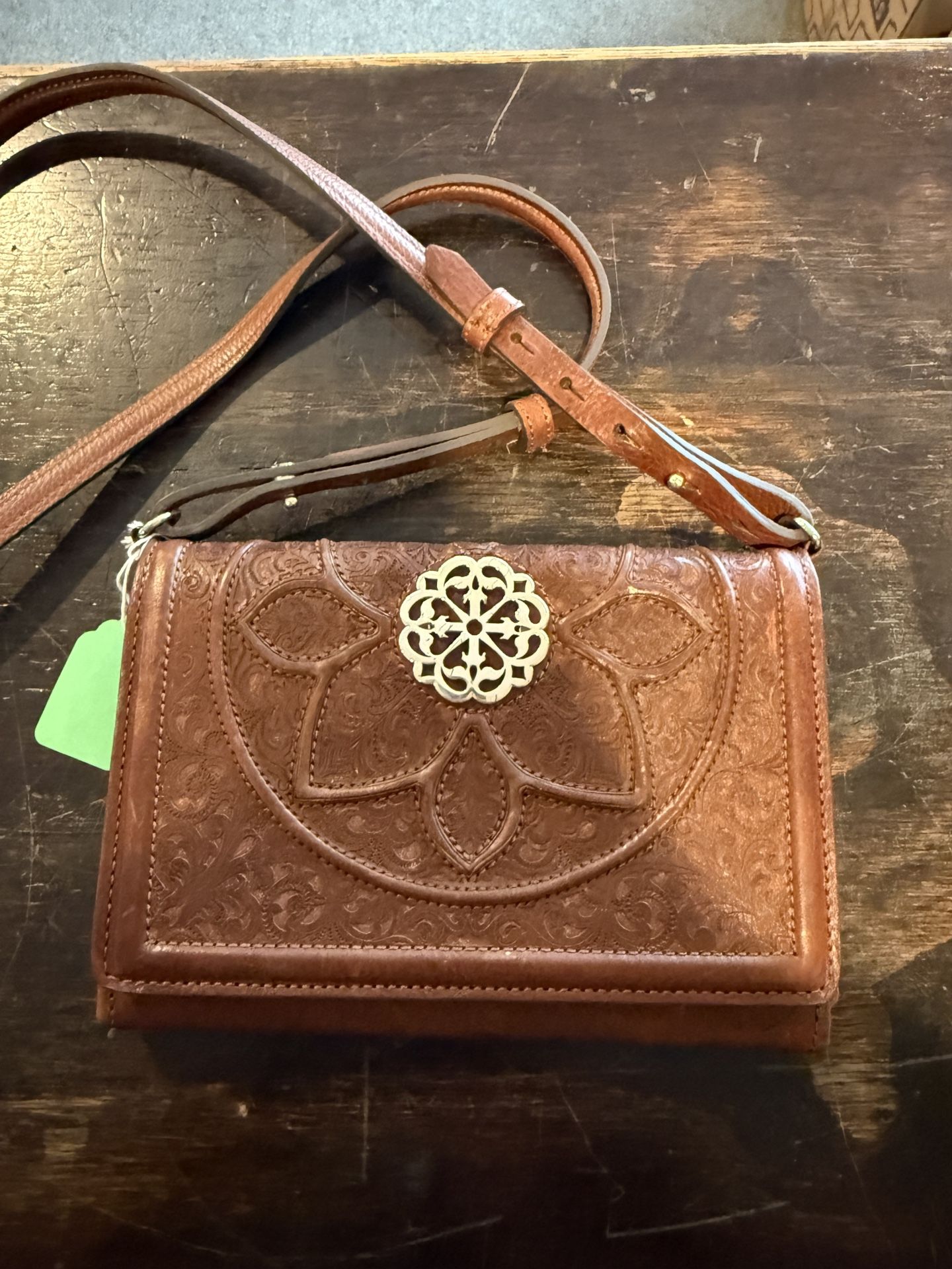 Brighton Ferrara Slim Organizer Wallet-Brown Leather