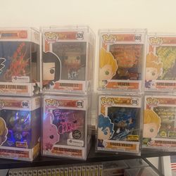 Dragon Ball Z/Super POP figures (Signed & verified, unsigned)
