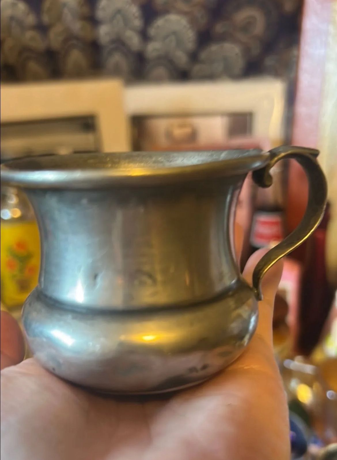 antique Silver Shaving Cup 