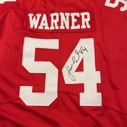 Autographed Fred Warner Jersey 