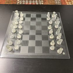 Glass Chess Set