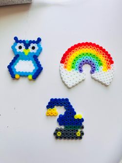 New extremely gorgeous  handmade fuse bead art!!!