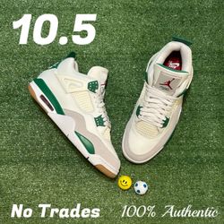 Size 10.5 Air Jordan 4 Retro x Nike SB “Pine Green” 🌳