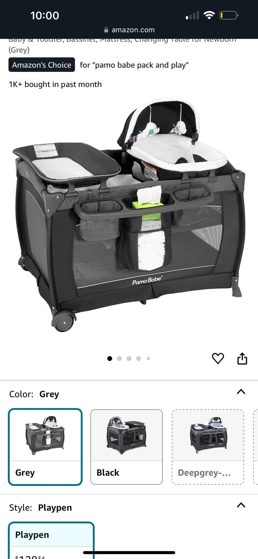 Pamo Babe Playard Deluxe Nursery Center/ Spectra 2 BreastPump