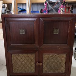 antique Tv Radio, And Record player