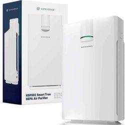 HATHASPACE Smart True HEPA Air Purifier for Large Rooms - Eliminates 99.97% of Dust, Pet Hair, Odors