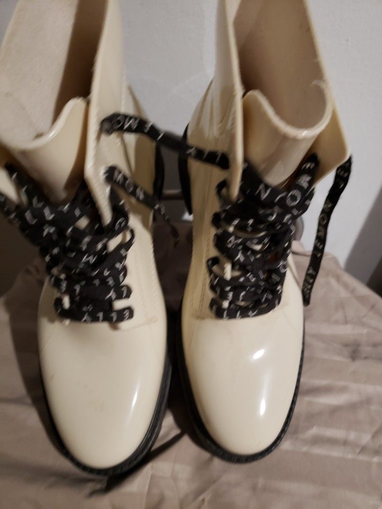 Lemon Jelly Ankle Rain Boots