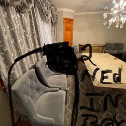 Gray Velour Dining Chairs 2) New In Box  $75 Each  