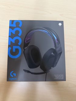 Logitech G335 Wired Gaming Headset, Black — New in Sealed Box