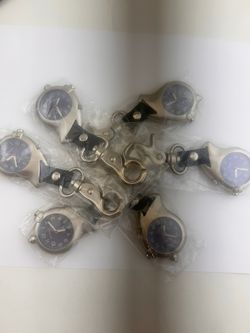 Clip-On Keychain Watch Lot of 6