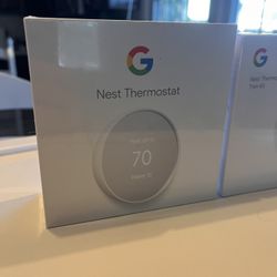 Google Nest Smart Thermostat With Trim kit 