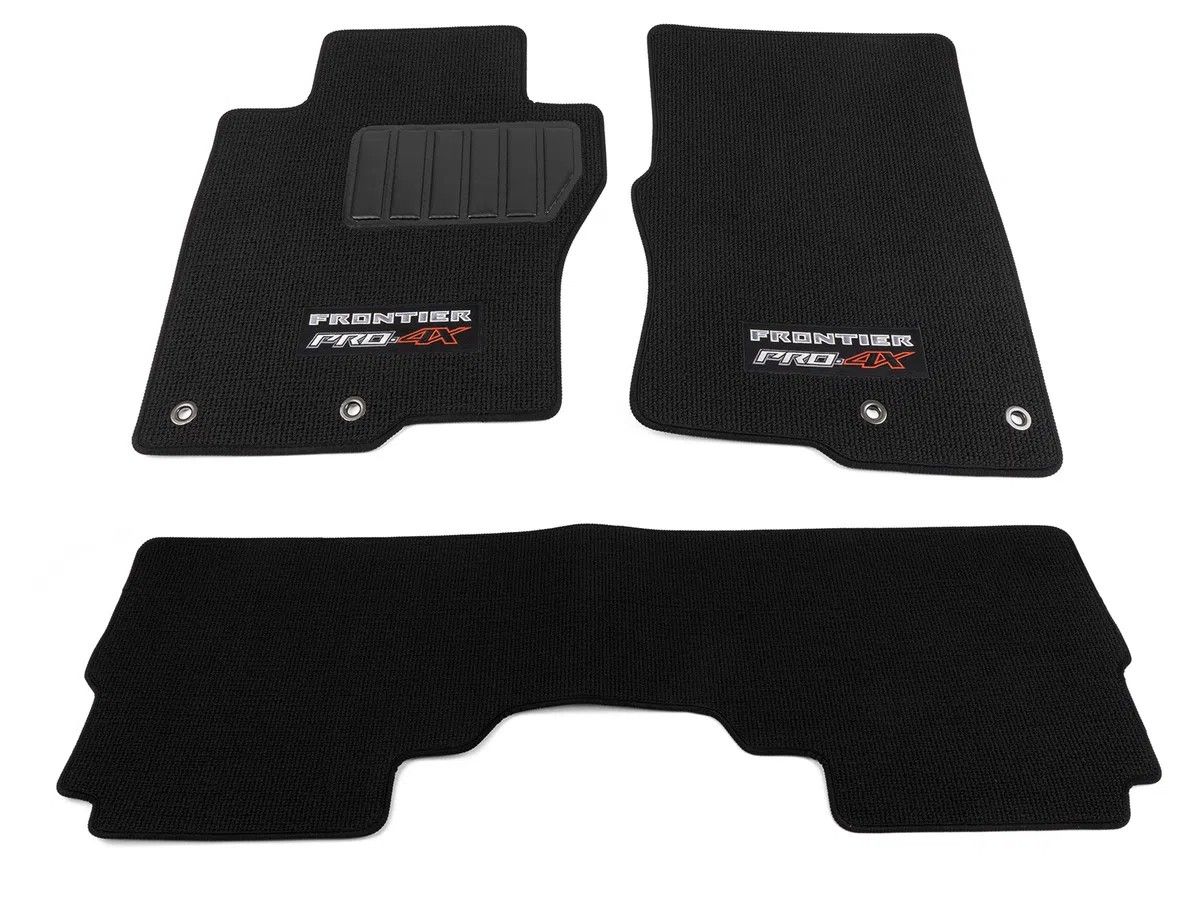 OEM '22+ Nissan Frontier Carpeted Floor Mats - Black - PRO-4X