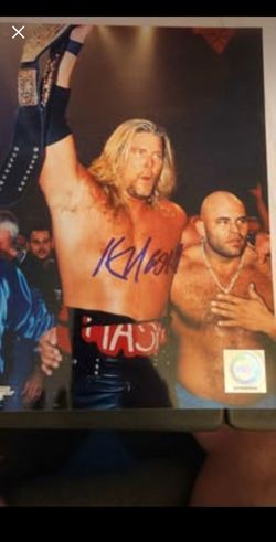 Kevin Nash Autographed Original promo 8x10