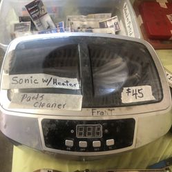 Sonic Heated Cleaner