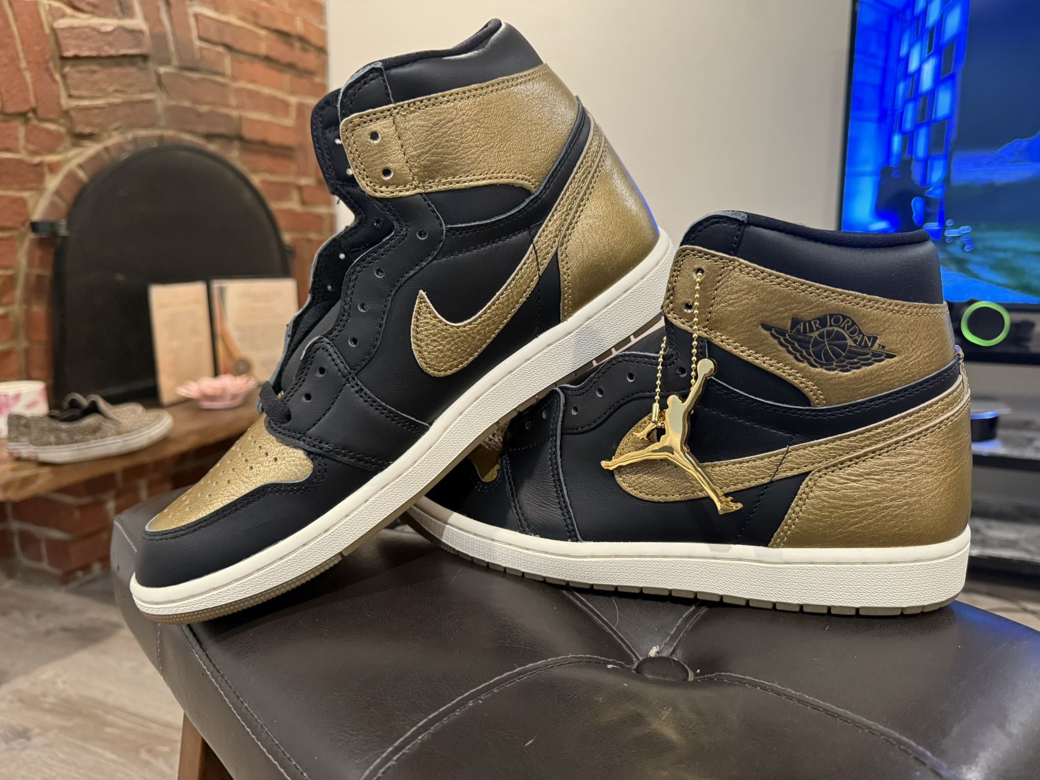 Metallic Gold Jordan 1 High