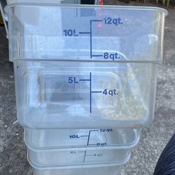12 Qt Food Container