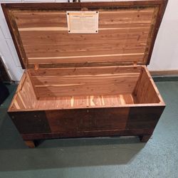 Vintage Certified cedar Storage chest