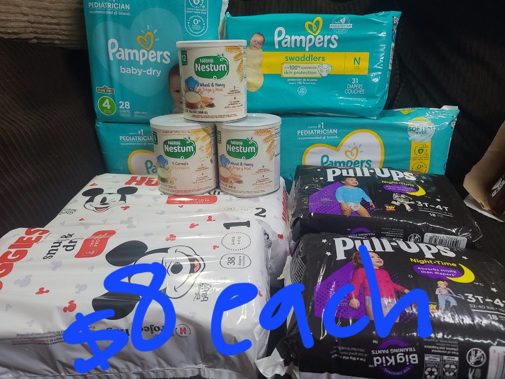 Baby Items Bundle Diapers/ Wipes/ Infant Needs