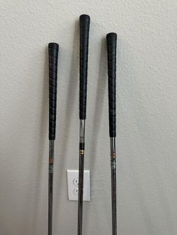 Pitching Wedge 3 Iron 9 Iron Golf Set Black Grips