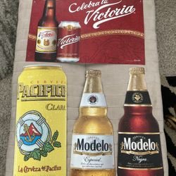 Beer Metal Signs/ Corona Mirror / BUDLIGHT Lamp