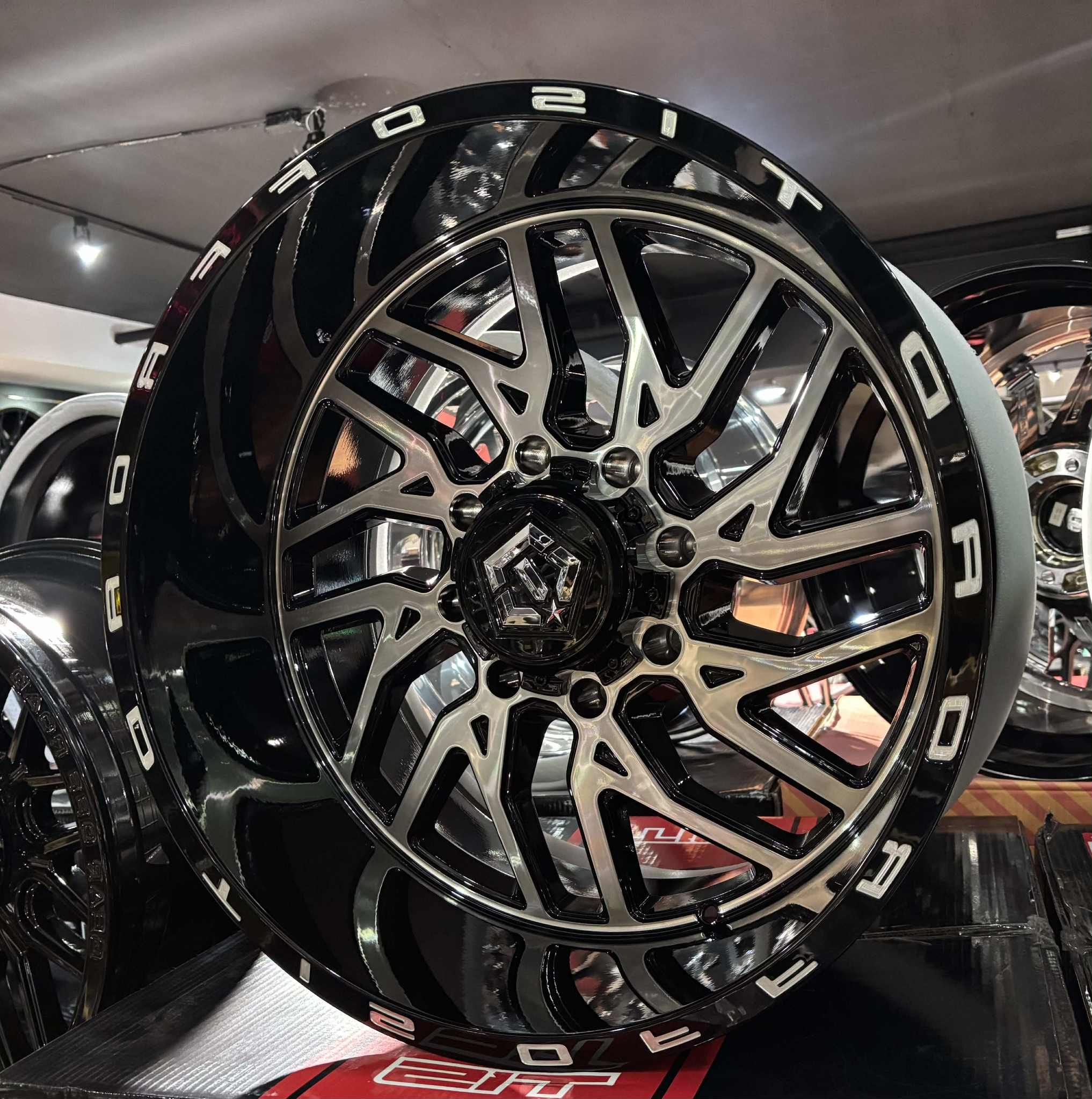 WHEELS TIS OFF ROAD 22X12 8X170 BLACK . SET OF 4 