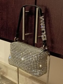 Vera Wang Swarovski Crystal Rhinestone Shoulderbag