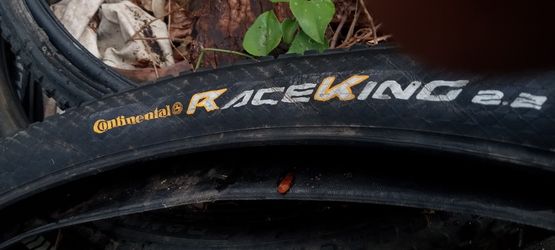 Continental Bicycle Tires (x2) 29".  Almost New.  Race King.   Popular Tires.   