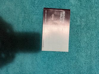 Nissan Hard body owners manual