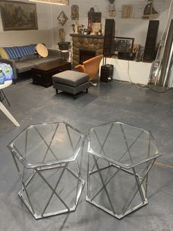 table metal, glass