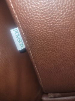 Povision Australian dark brown  leather power reclining sofa/loveseat