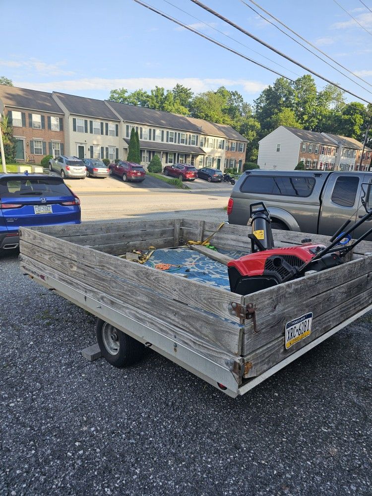 Great Aluminum Tilt Trailer Obo