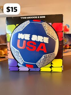 We Are USA Size 5 Soccer Ball