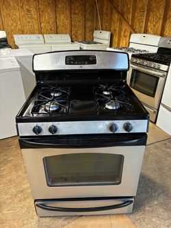 Stove gas GE stainless steel