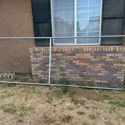 5’ X 15’ Sliding Chainlink Gate 
