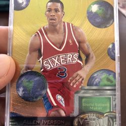 Allen Iverson 97-98 Metal Universe basketball card