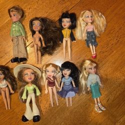 Bratz Mini Dolls Jade Cloe Cameron and Other Bratz Dolls Good Condition