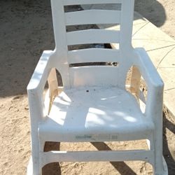 White Rocking Chair